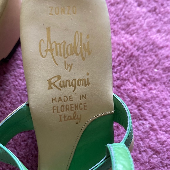 VINTAGE Y2K ITALIAN LEATHER SHOES 7.5 - Picture 7 of 11